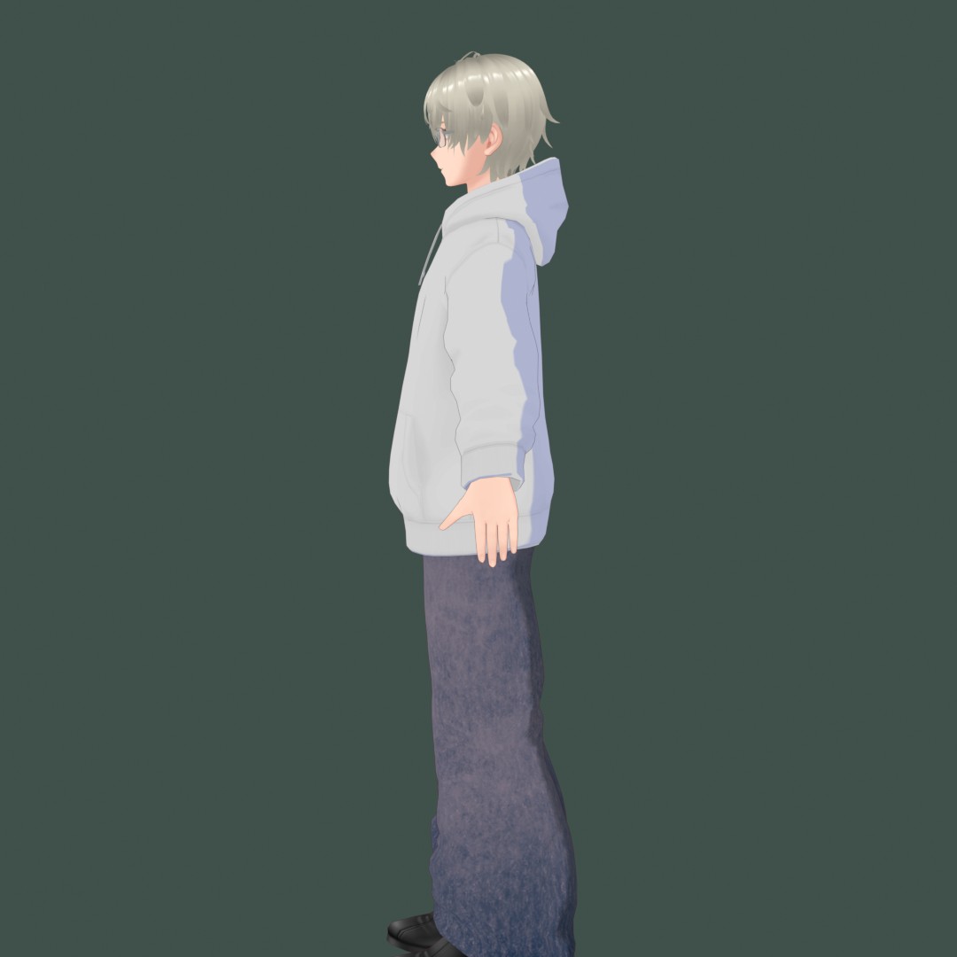 HANK 数字人侧面机位